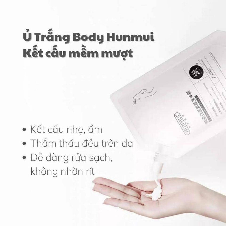kem tắm trắng da toàn thân body Hunmui nội địa Trung 300ml kem tắm trắng da toàn thân body Hunmui nội địa Trung 300ml