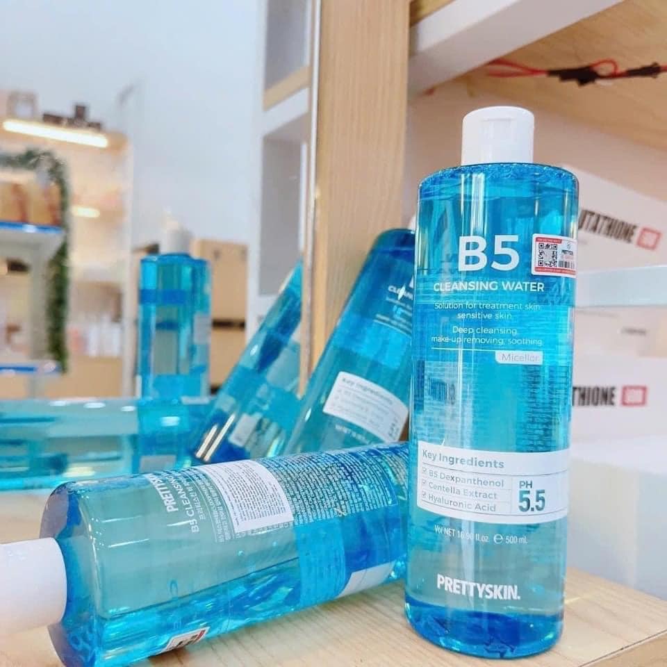 Nước Tẩy Trang B5 PrettySkin 500ml lười mà vẫn sạch vẫn đẹp nha Nước Tẩy Trang B5 PrettySkin 500ml lười mà vẫn sạch vẫn đẹp nha