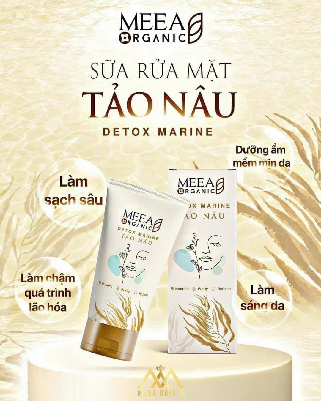 Sửa Rửa Mặt Tảo Nâu Detox Marine 100g + Tặng 1 tuýp srm mini 30g Sửa Rửa Mặt Tảo Nâu Detox Marine 100g + Tặng 1 tuýp srm mini 30g