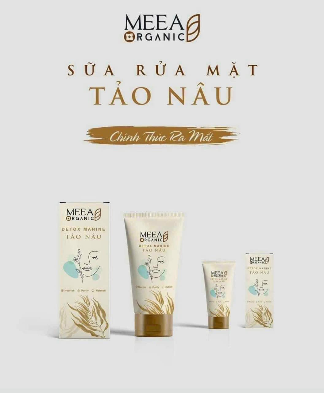 Sửa Rửa Mặt Tảo Nâu Detox Marine 100g + Tặng 1 tuýp srm mini 30g