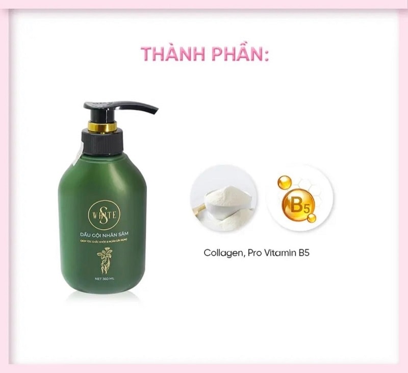 Dầu Gội Nhân Sâm SWhite Công Ty Shynh Beauty Dầu Gội Nhân Sâm SWhite Công Ty Shynh Beauty