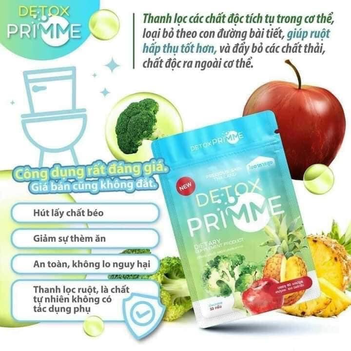Viên Uống Detox Primme Dtx Thái Lan Viên Uống Detox Primme Dtx Thái Lan