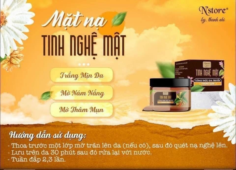 Tinh Nghệ Mật Nstore By Thanh Nhi có các thành phần được chọn lọc kĩ càng từ thiên nhiên 100% Tinh Nghệ Mật Nstore By Thanh Nhi có các thành phần được chọn lọc kĩ càng từ thiên nhiên 100%