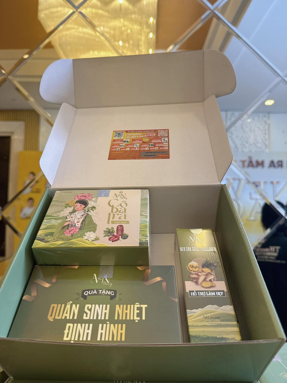 Combo cô ba trà tặng thẻ cào trúng 100%