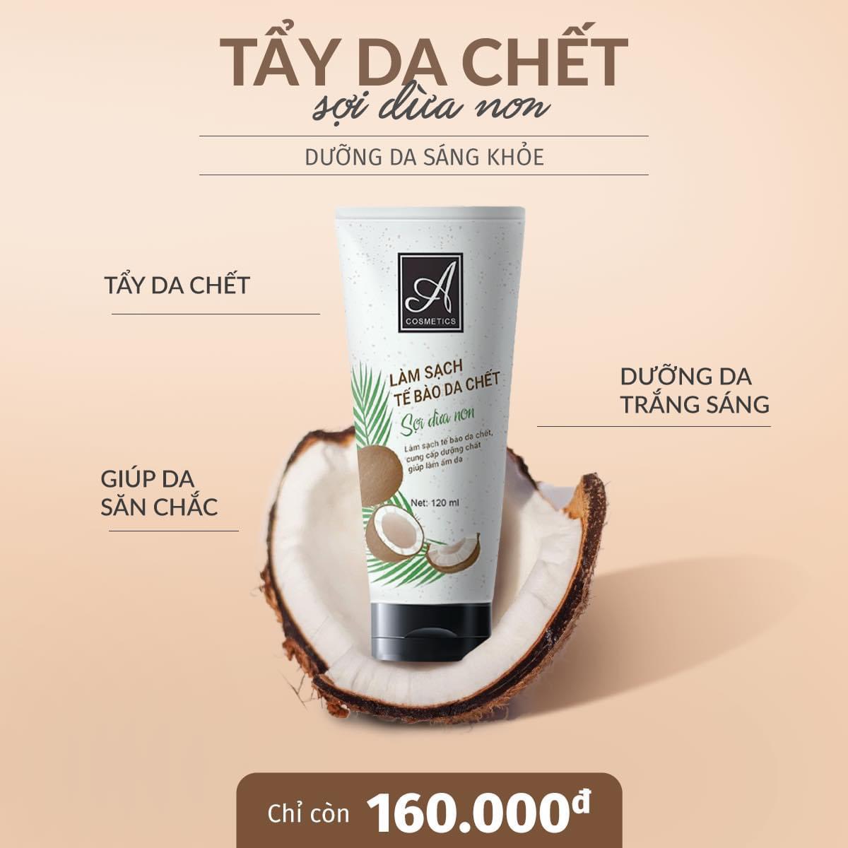 Làn Da Mềm Mại và Sáng Bóng Hơn Bao Giờ Hết! Với Tẩy Da Chết Sợi Dừa Non Làn Da Mềm Mại và Sáng Bóng Hơn Bao Giờ Hết! Với Tẩy Da Chết Sợi Dừa Non