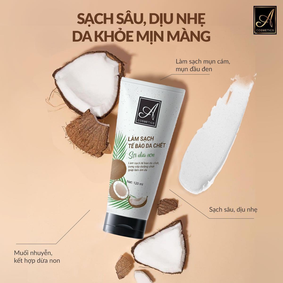 Làn Da Mềm Mại và Sáng Bóng Hơn Bao Giờ Hết! Với Tẩy Da Chết Sợi Dừa Non Làn Da Mềm Mại và Sáng Bóng Hơn Bao Giờ Hết! Với Tẩy Da Chết Sợi Dừa Non