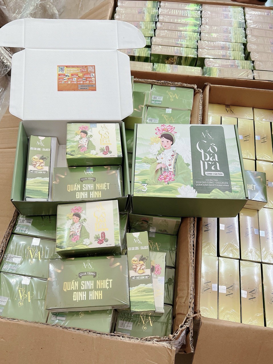 Mua combo của trà Cô Ba như này tặng thẻ cào trúng thưởng Mua combo của trà Cô Ba như này tặng thẻ cào trúng thưởng