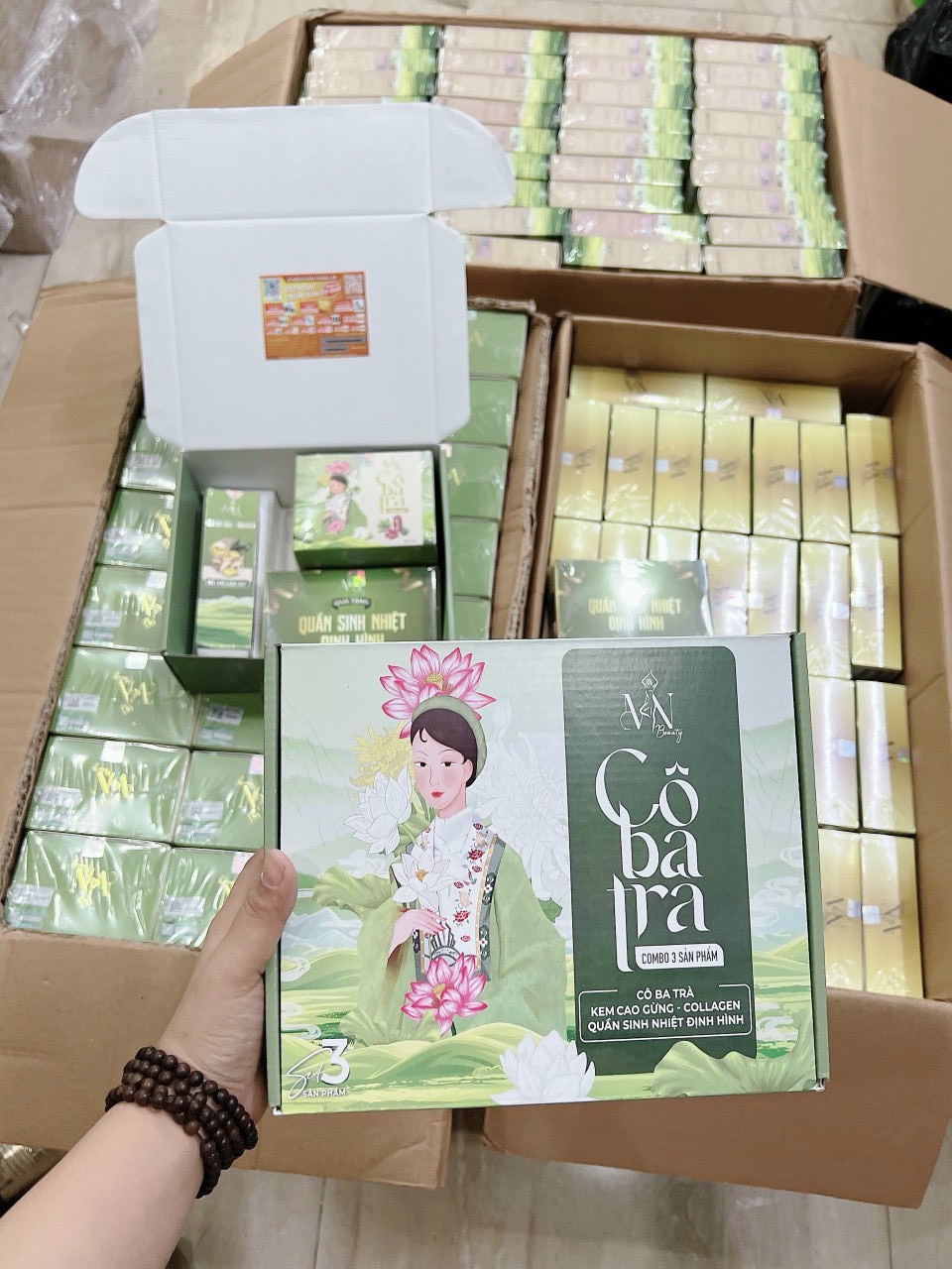 Mua combo của trà Cô Ba như này tặng thẻ cào trúng thưởng Mua combo của trà Cô Ba như này tặng thẻ cào trúng thưởng