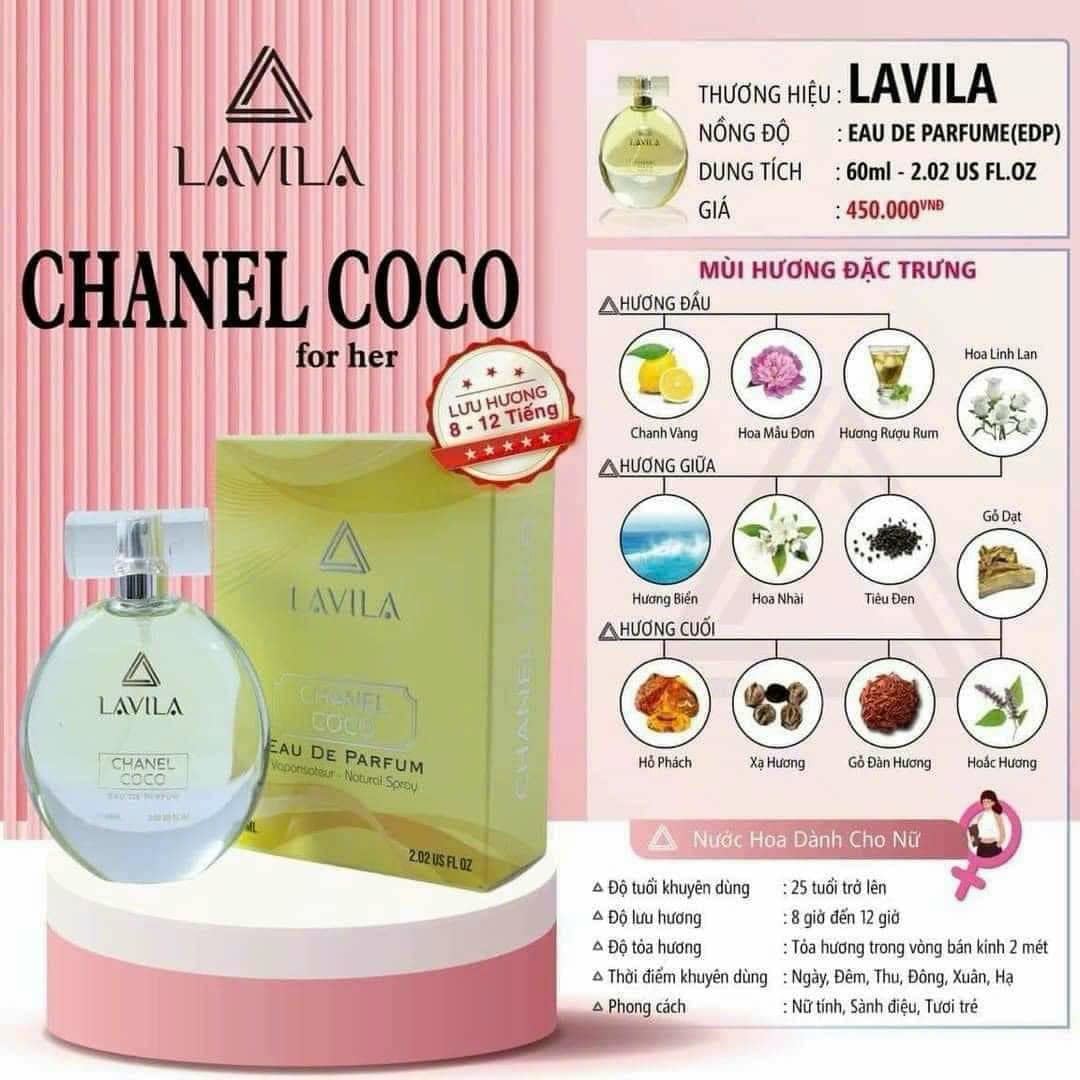 Nước hoa Chanel Coco LAVILA 60ml Nước hoa Chanel Coco LAVILA 60ml