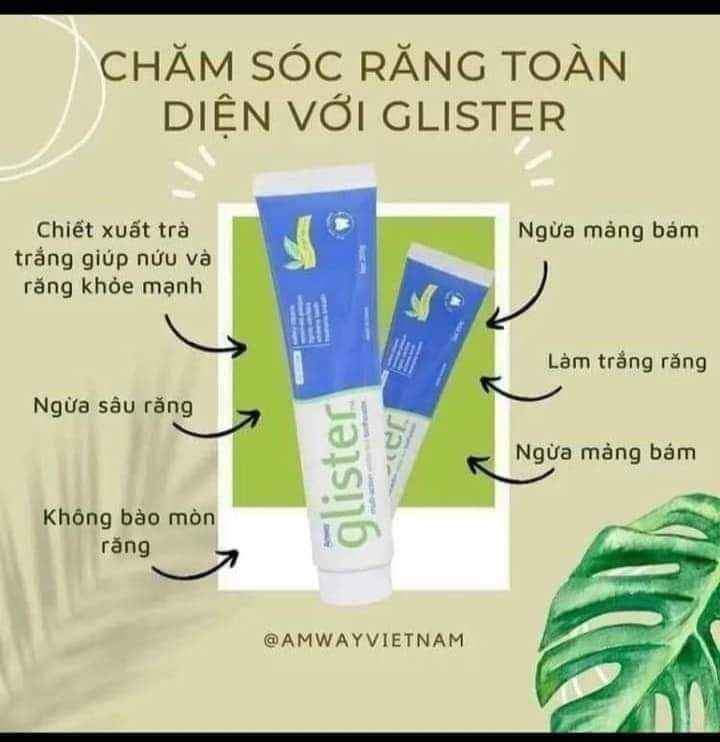Kem đánh răng Glister Amway giải quyết các vấn đề Kem đánh răng Glister Amway giải quyết các vấn đề