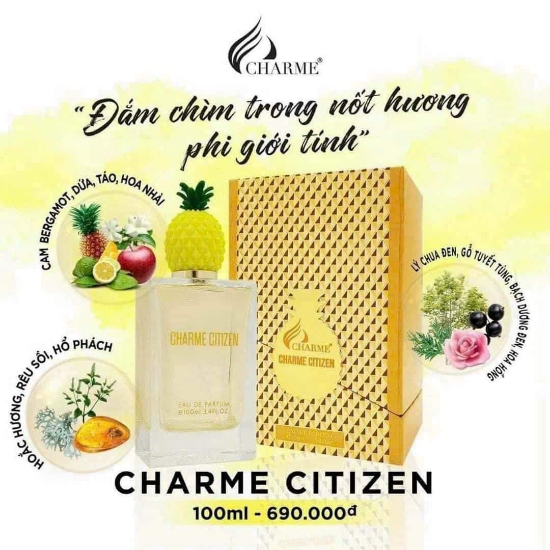 Nước Hoa Charme Citizen - mùi hương "Trị" được cơn nóng mùa hè Nước Hoa Charme Citizen - mùi hương "Trị" được cơn nóng mùa hè