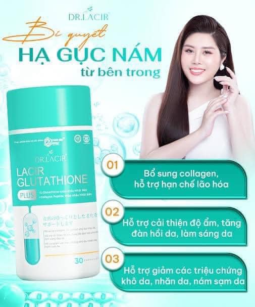Viên Uống Trắng Da Glutathione 600 Dr Lacir Viên Uống Trắng Da Glutathione 600 Dr Lacir