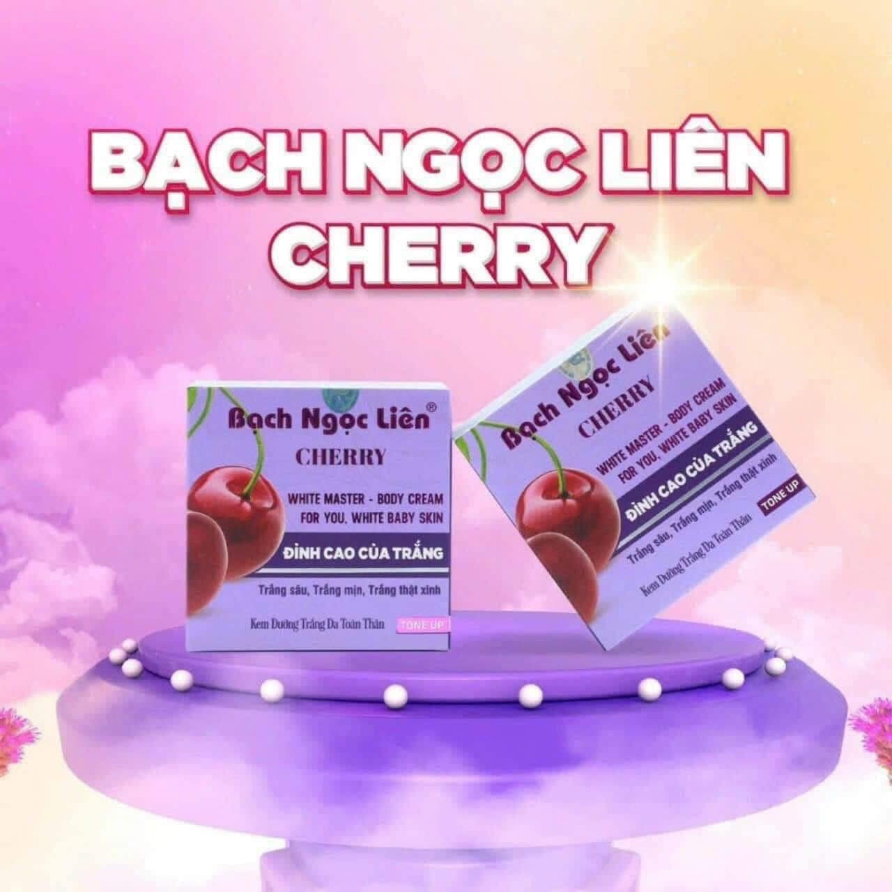 Kem Body Bạch Ngọc Liên Cherry 120gr Kem Body Bạch Ngọc Liên Cherry 120gr
