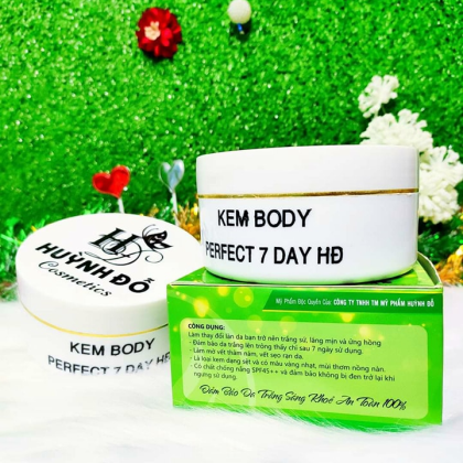 Kem Body Perfect 7 Day HD Huỳnh Đỗ Kem Body Perfect 7 Day HD Huỳnh Đỗ
