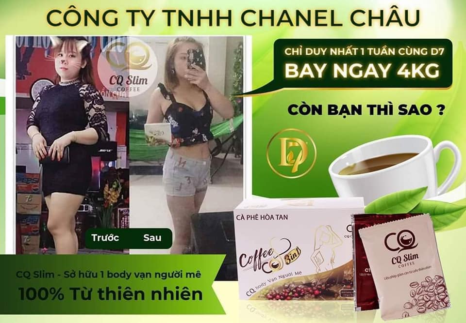 Cafe Hòa Tan Hỗ Trợ Giảm Cân Cq 3In1 Chanel Châu Cafe Hòa Tan Hỗ Trợ Giảm Cân Cq 3In1 Chanel Châu