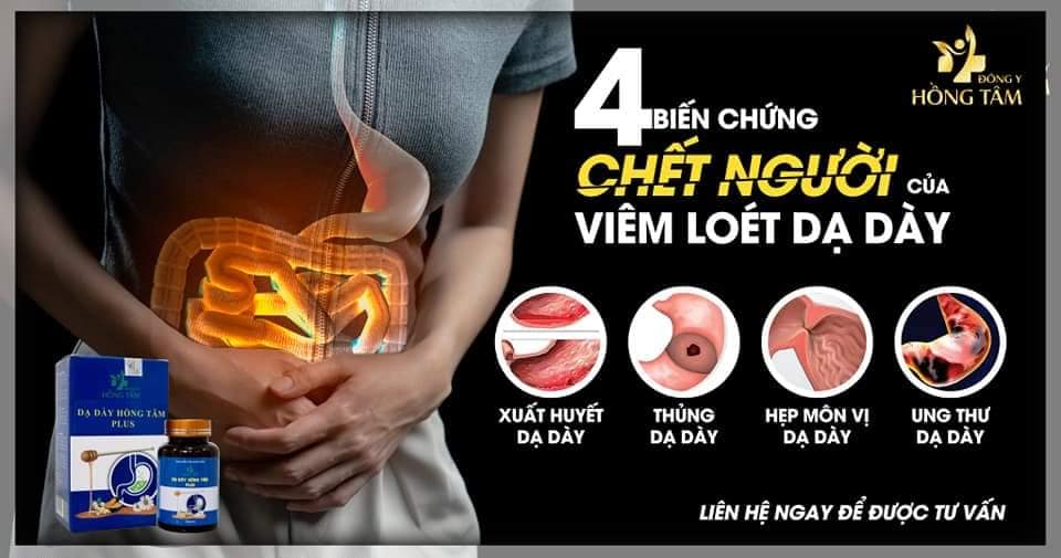 Viên Dạ Dày Hồng Tâm Plus Giải pháp được hàng triệu người Việt tin dùng Viên Dạ Dày Hồng Tâm Plus Giải pháp được hàng triệu người Việt tin dùng