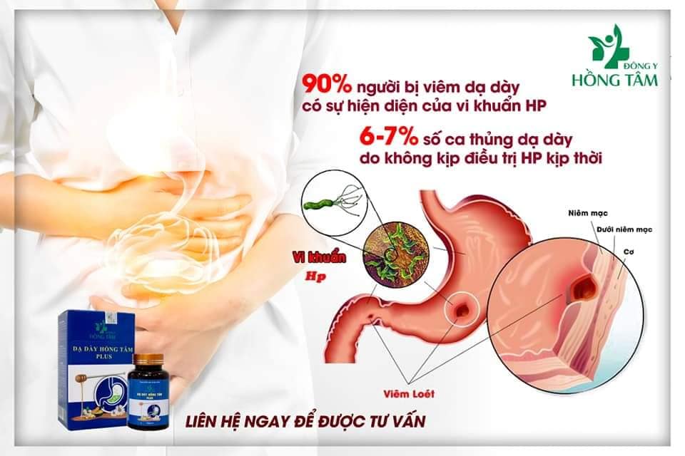 Viên Dạ Dày Hồng Tâm Plus Giải pháp được hàng triệu người Việt tin dùng Viên Dạ Dày Hồng Tâm Plus Giải pháp được hàng triệu người Việt tin dùng
