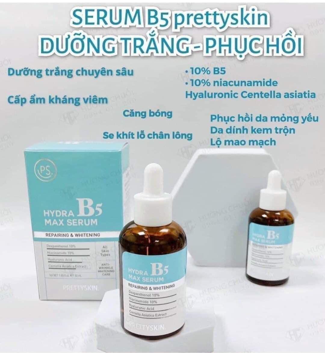 Serum B5 Phục Hồi Da PrettySkin cấp nước dưỡng ẩm phục hồi da vô cùng hiệu quả