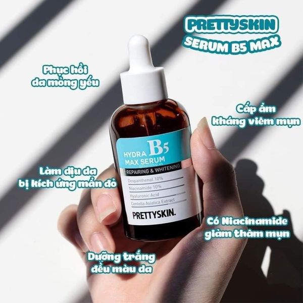 Serum B5 Phục Hồi Da PrettySkin cấp nước dưỡng ẩm phục hồi da vô cùng hiệu quả Serum B5 Phục Hồi Da PrettySkin cấp nước dưỡng ẩm phục hồi da vô cùng hiệu quả