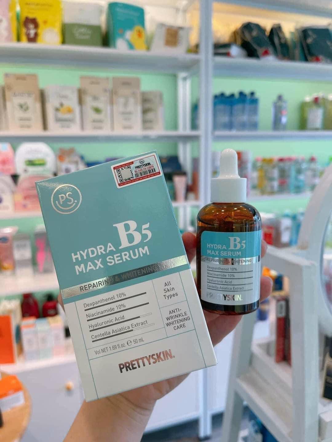 Serum B5 Phục Hồi Da PrettySkin cấp nước dưỡng ẩm phục hồi da vô cùng hiệu quả Serum B5 Phục Hồi Da PrettySkin cấp nước dưỡng ẩm phục hồi da vô cùng hiệu quả