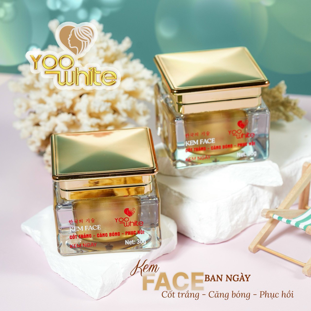 Trọn bộ nám tàn nhang siêu trắng nhà Yoo White Trọn bộ nám tàn nhang siêu trắng nhà Yoo White