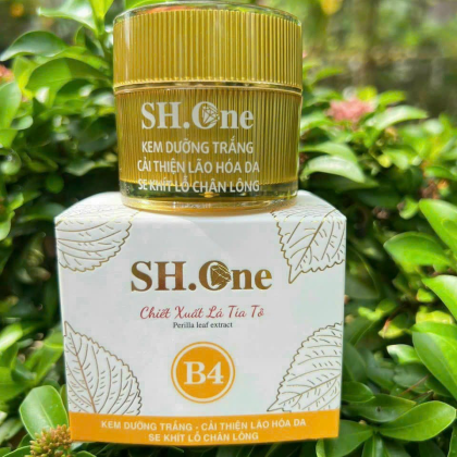 Kem Face Dưỡng Trắng Chống Lão Hoá B4 SH One Vàng Chiết Xuất Lá Tía Tô Kem Face Dưỡng Trắng Chống Lão Hoá B4 SH One Vàng Chiết Xuất Lá Tía Tô