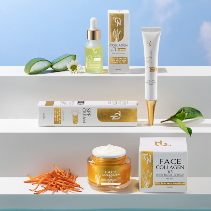 Kem Face Collagen X3 TN Đông Trùng Hạ Thảo Ban Ngày Mỹ Phẩm Đông Anh 15g Kem Face Collagen X3 TN Đông Trùng Hạ Thảo Ban Ngày Mỹ Phẩm Đông Anh 15g