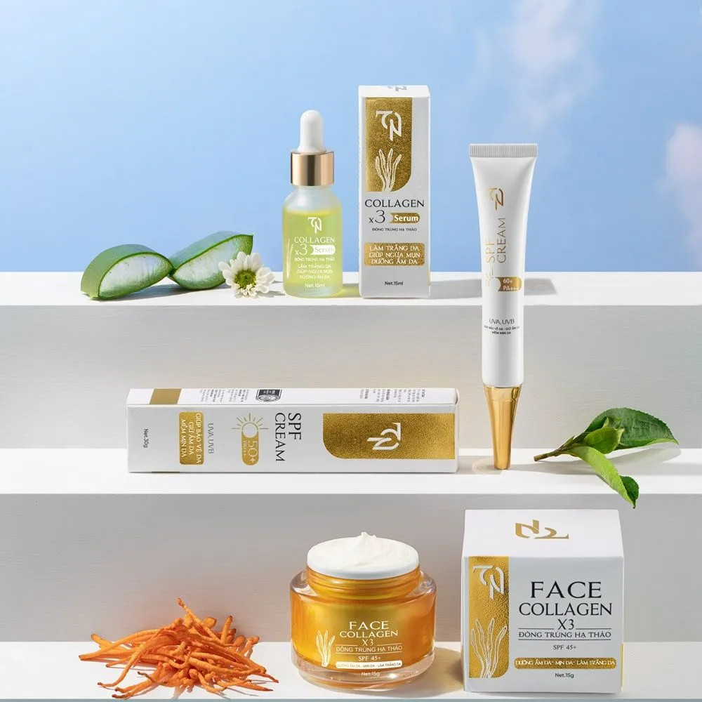 Combo Kem Face Ngày Collagen X3 TN Mỹ Phẩm Đông Anh Combo Kem Face Ngày Collagen X3 TN Mỹ Phẩm Đông Anh