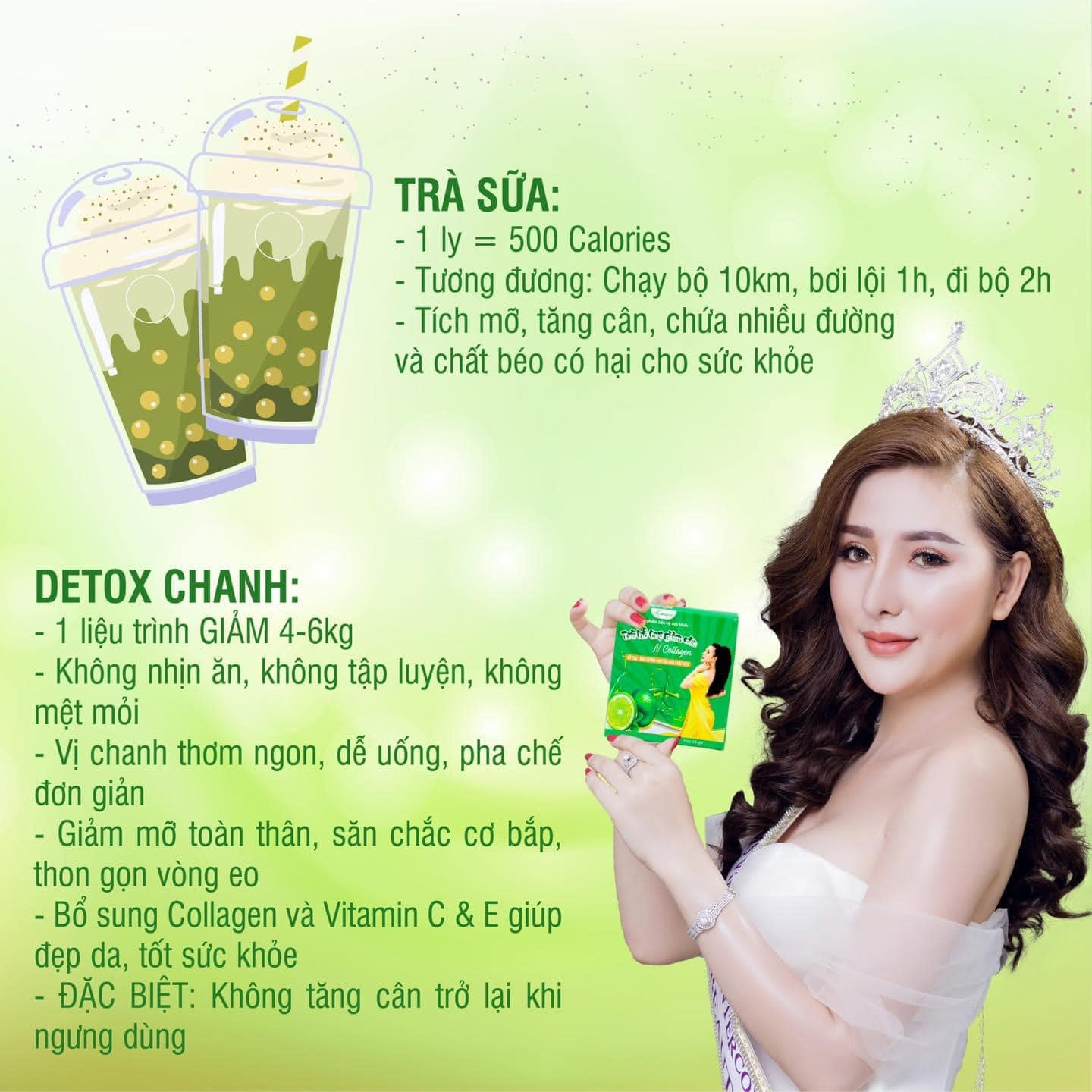 Detox Chanh Giảm Cân N Collagen giúp da đẹp dáng thon Detox Chanh Giảm Cân N Collagen giúp da đẹp dáng thon
