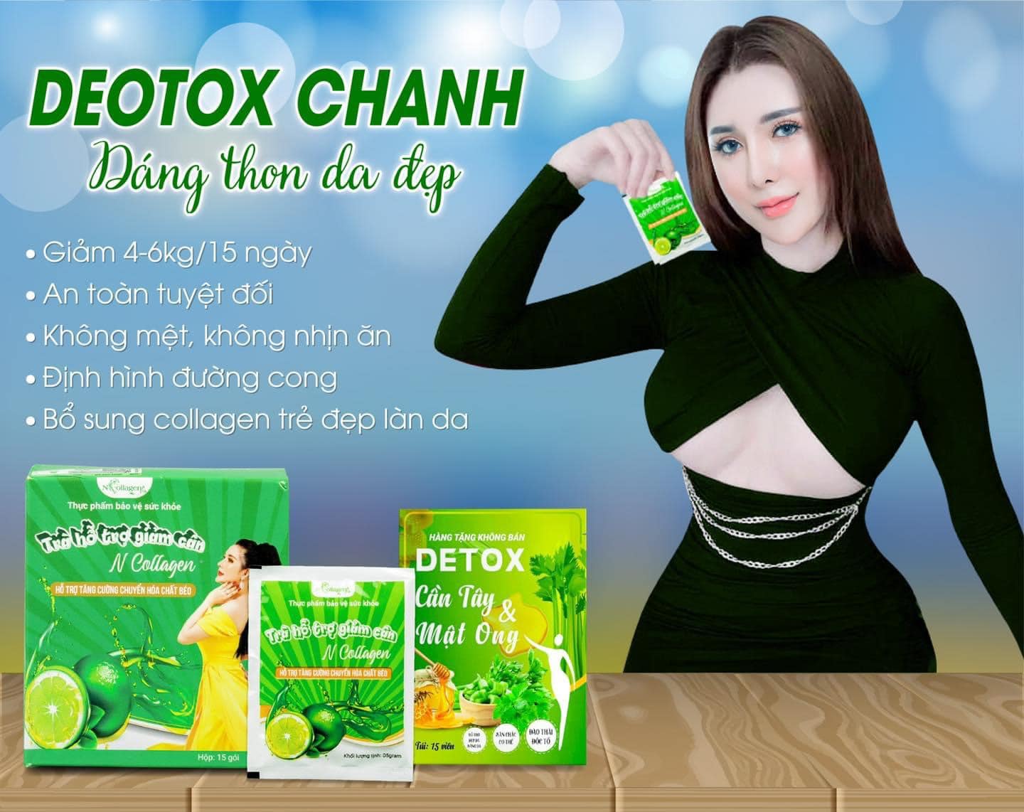 Detox Chanh Giảm Cân N Collagen giúp da đẹp dáng thon Detox Chanh Giảm Cân N Collagen giúp da đẹp dáng thon