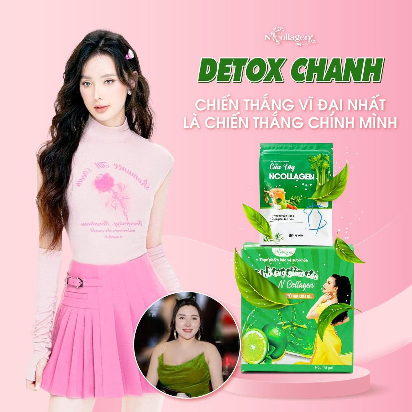 Detox Chanh Giảm Cân N Collagen giúp da đẹp dáng thon Detox Chanh Giảm Cân N Collagen giúp da đẹp dáng thon