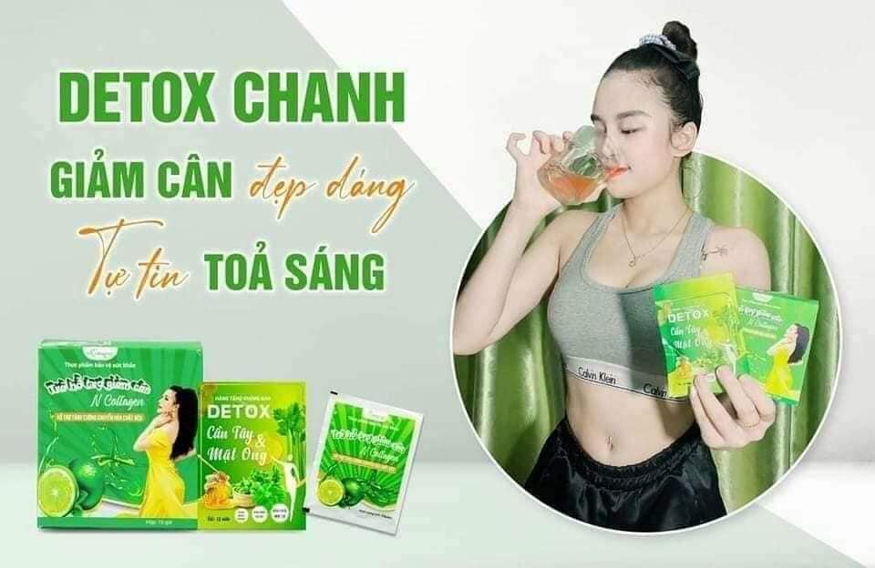 Detox Chanh Giảm Cân N Collagen giúp da đẹp dáng thon Detox Chanh Giảm Cân N Collagen giúp da đẹp dáng thon