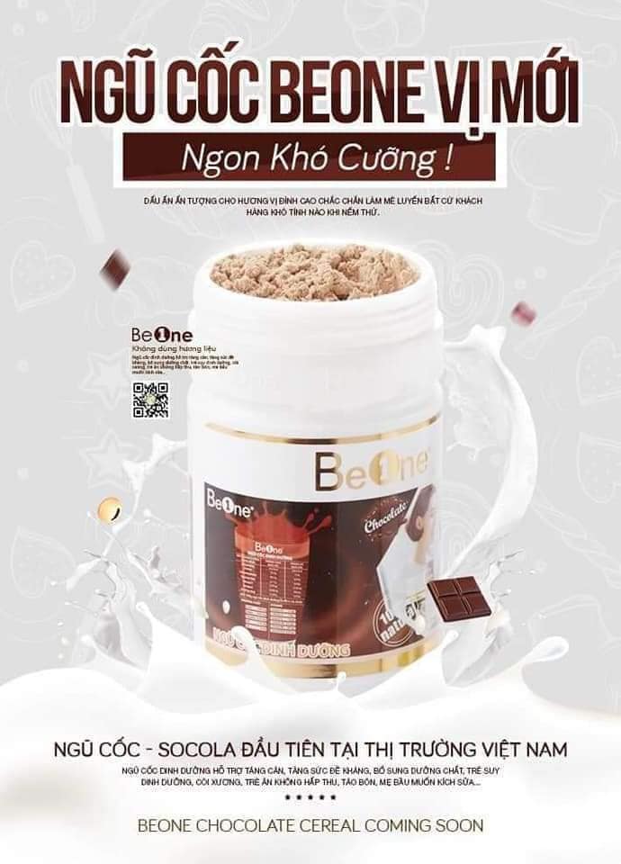 Ngũ cốc Beone Socola Hương vị mới lạ hấp dẫn