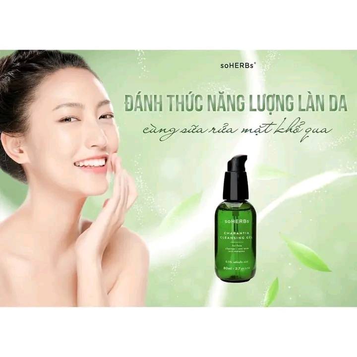 Sữa Rửa Mặt Khổ Qua Soherbs Charantia Cleansing Gel Sữa Rửa Mặt Khổ Qua Soherbs Charantia Cleansing Gel