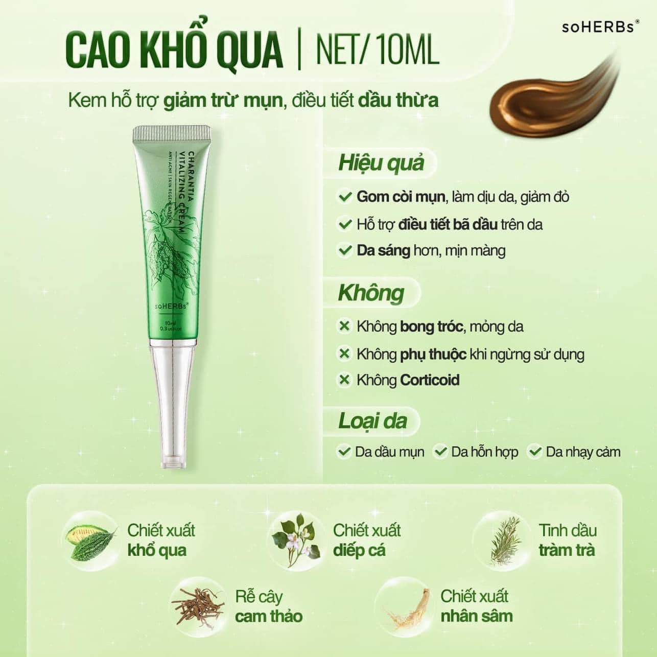 Cao Khổ Qua Giảm Mụn Soherbs Sản phẩm Mụn Best Seller Soherbs nhà hót top top Cao Khổ Qua Giảm Mụn Soherbs Sản phẩm Mụn Best Seller Soherbs nhà hót top top