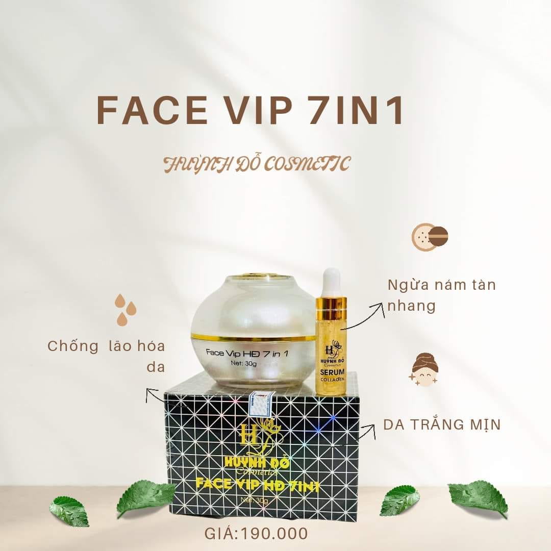Kem Face Vip 7IN1 Huỳnh Đỗ Kem Face Vip 7IN1 Huỳnh Đỗ