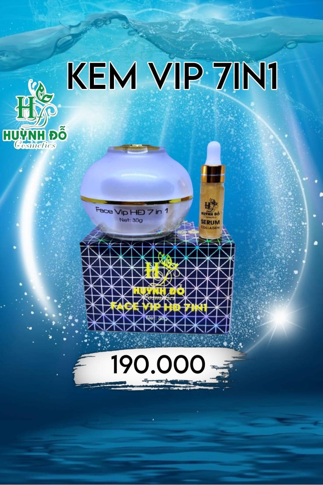 Kem Face Vip 7IN1 Huỳnh Đỗ Kem Face Vip 7IN1 Huỳnh Đỗ