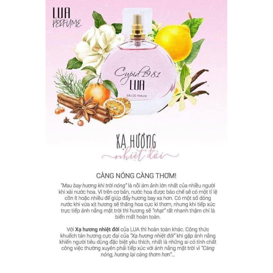 Nước Hoa Lua Xạ Hương Nhiệt Đới Cupid 1981 50ml Nước Hoa Lua Xạ Hương Nhiệt Đới Cupid 1981 50ml