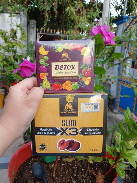 Giảm cân SlimX3 Đông y Mộc Linh dành cho cơ địa khó giảm Giảm cân SlimX3 Đông y Mộc Linh dành cho cơ địa khó giảm