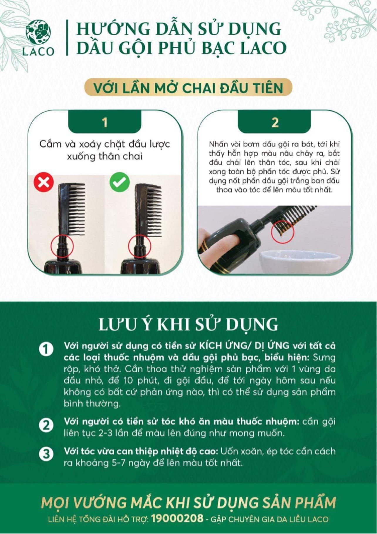 Dầu Gội Phủ Bạc Laco Màu Đen Nháy Sau Vài Phút Dầu Gội Phủ Bạc Laco Màu Đen Nháy Sau Vài Phút