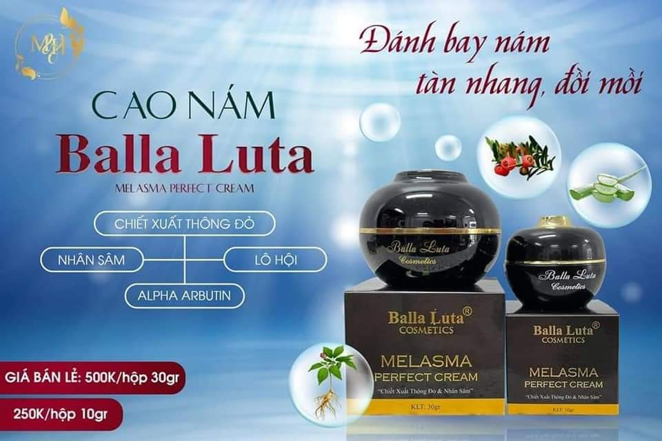 Cao Nám Balla Luta Lớn 30g Cao Nám Balla Luta Lớn 30g
