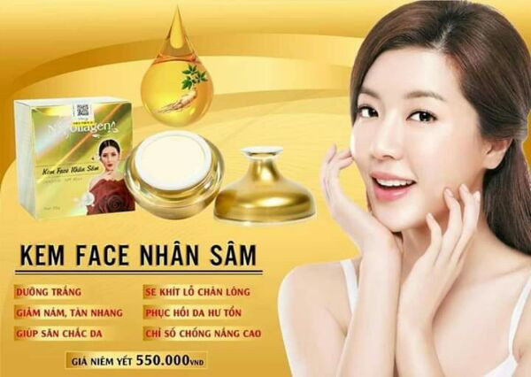 Kem Face Nhân Sâm vàng N Collagen Chính hãng Kem Face Nhân Sâm vàng N Collagen Chính hãng