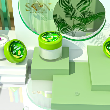 Kem Kích Trắng Vitamin Son Group Grapefruit Essence làm giảm thâm sạm