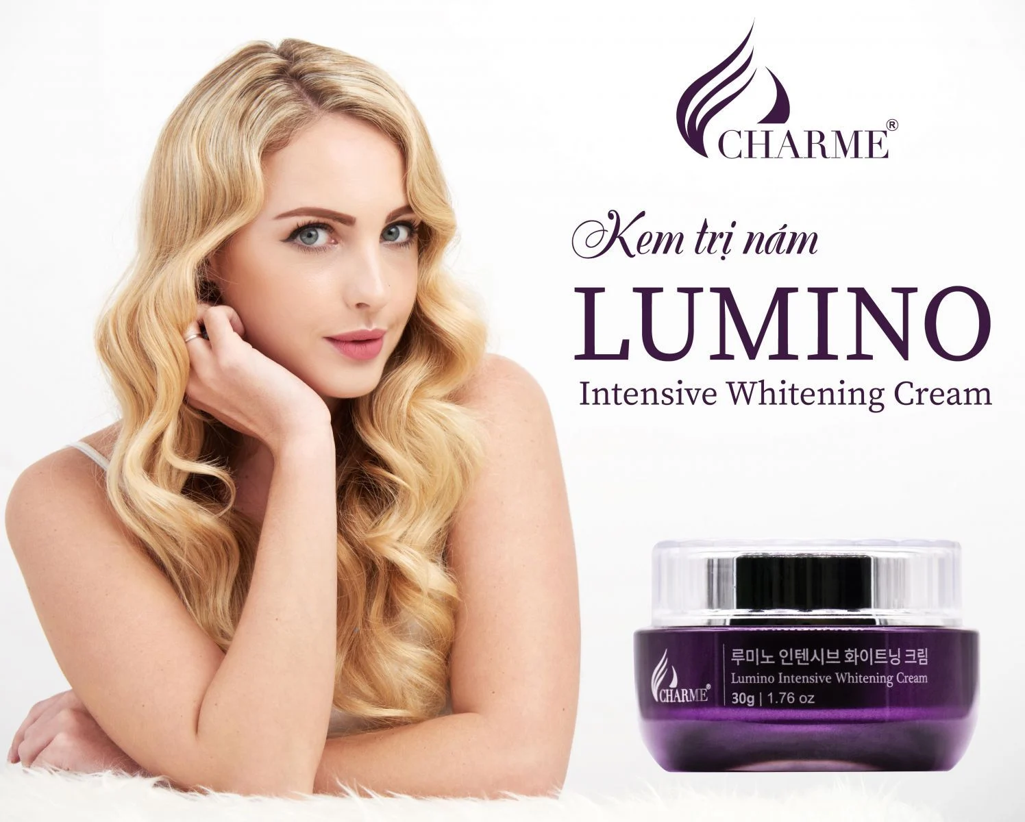 Kem Nám Hàn Quốc Charme Lumino Intensive Whitening Cream Kem Nám Hàn Quốc Charme Lumino Intensive Whitening Cream
