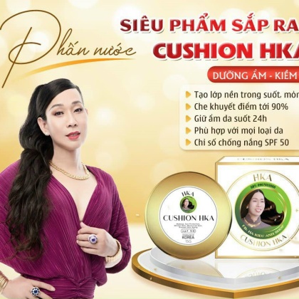 Phấn nước Cushion Hà Kiều Anh Che phủ khuyết điểm hoàn hảo che phủ mọi khuyết điểm trên da Phấn nước Cushion Hà Kiều Anh Che phủ khuyết điểm hoàn hảo che phủ mọi khuyết điểm trên da