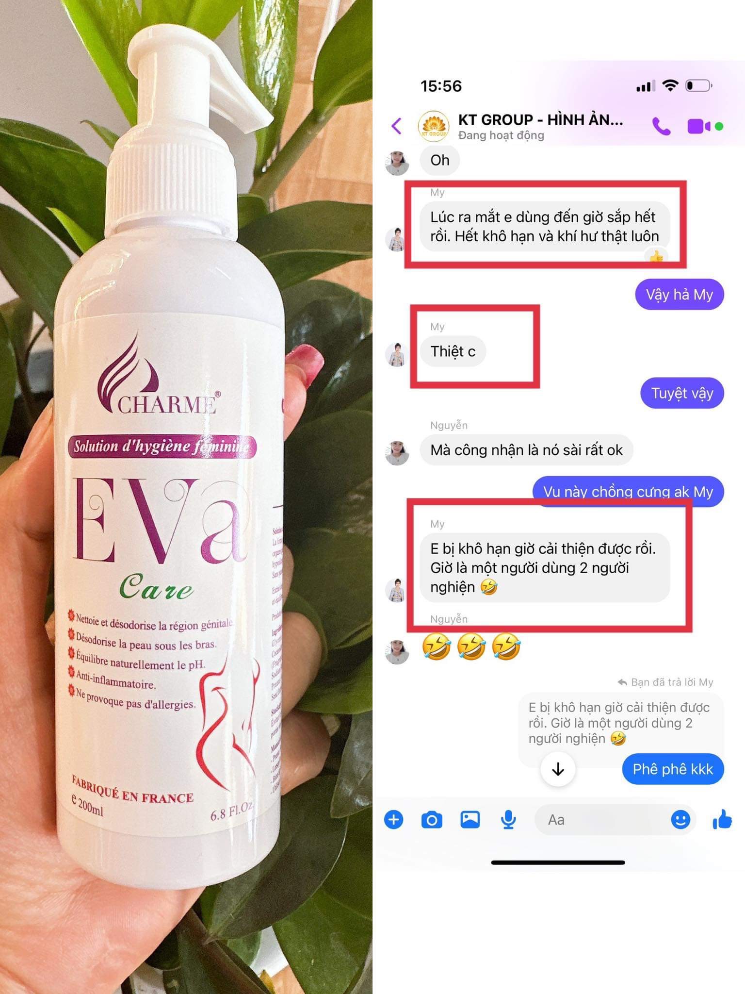 Để vùng yêu luôn được cưng chiều sở hữu ngay Charme Eva Care Để vùng yêu luôn được cưng chiều sở hữu ngay Charme Eva Care