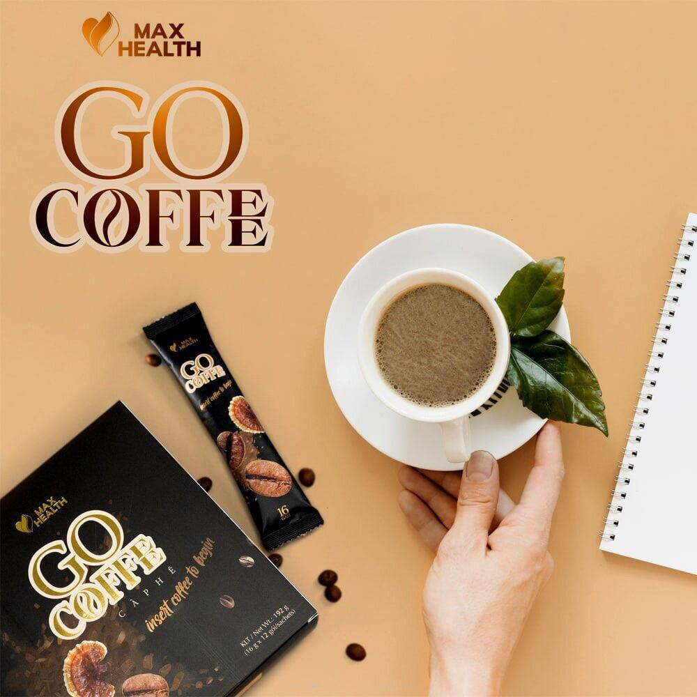 Cafe giảm Cân Go Coffe Max Health Xóa Mã Hộp Lớn 12 Gói chính hãng Cafe giảm Cân Go Coffe Max Health Xóa Mã Hộp Lớn 12 Gói chính hãng