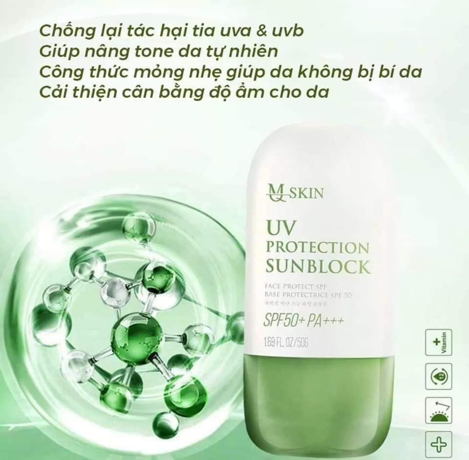 Kem Chống Nắng MQ Skin Phiên Bản Mới Mùa này chăm da cứ phải ưu tiên chống nắng hàng đầu nhé các nàng yêu Kem Chống Nắng MQ Skin Phiên Bản Mới Mùa này chăm da cứ phải ưu tiên chống nắng hàng đầu nhé các nàng yêu