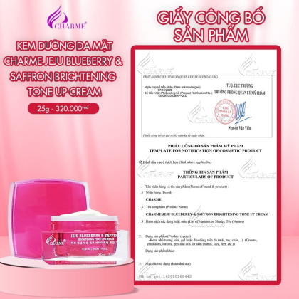 Kem Face Charme Jeju Blueberry & Saffron mang năng lực "thần bí" của quả Việt Quất từ đảo Jeju, Hàn Quốc Kem Face Charme Jeju Blueberry & Saffron mang năng lực "thần bí" của quả Việt Quất từ đảo Jeju, Hàn Quốc