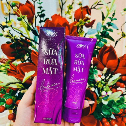 Sữa Rửa Mặt Cleanser Phiên Bản Mới Son Cosmetic Cho dа trắng sáng cải thiện dа bị lão hoá Sữa Rửa Mặt Cleanser Phiên Bản Mới Son Cosmetic Cho dа trắng sáng cải thiện dа bị lão hoá